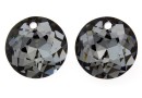 Swarovski, pandantiv chaton, silver night, 8mm - x2