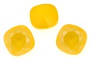 Swarovski, fancy square, buttercup, 12mm - x1