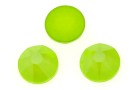 Swarovski, cabochon SS30, lime, 6mm - x4