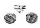 Swarovski, margele, tinta rotunda, silver night, 7.5mm - x2