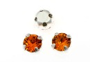 Swarovski, chaton montees, tangerine, 3.5mm - x20