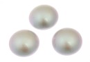 Swarovski, cabochon perla cristal, iridescent dove grey, 6mm - x2