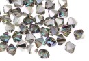 Swarovski, bicone bead, vitrail light, 4mm - x20