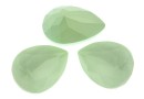 Swarovski, fancy picatura, powder green, 14x10mm - x1