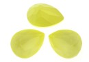 Swarovski, fancy picatura, powder yellow, 14x10mm - x1