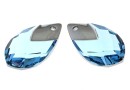 Swarovski, pandantiv picatura, aquamarine lt. chrome, 18mm - x1