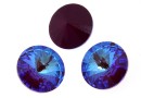 Swarovski, rivoli, burgundy DeLite, 14mm - x1
