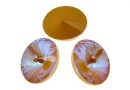 Swarovski, oval fancy, ochre DeLite, 8x6mm - x4