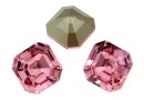 Swarovski, chaton imperial square, light rose, 10mm - x1