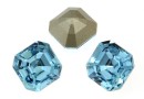 Swarovski, chaton imperial square, aquamarine, 10mm - x1