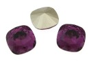 Swarovski, fancy square, amethyst, 12mm - x1