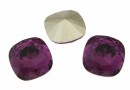 Swarovski, square fancy, amethyst, 10mm - x1