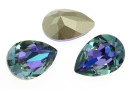 Swarovski, fancy picatura, aquamarine vitrail light, 14x10mm - x1