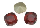 Swarovski, fancy square, red magma, 10mm - x1