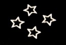Link, star 925 silver, 5.5mm  - x2