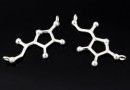 Link formula chimica-vitamina C, argint 925, 29mm  - x1