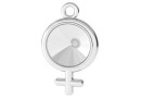 Baza pandantiv argint 925, simbol feminin, pentru rivoli 8mm - x1