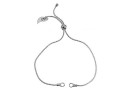 Bracelet for link, 925 silver, 23cm - x1