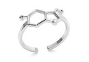 Ring serotonina, 925 silver, adjustable - x1