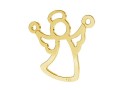 Link ingeras, argint 925 placat cu aur, 15mm - x1