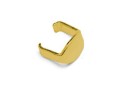 Bail for link, gold plated 925 silver, 5.5mm - x4