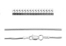 Chain 1.5mm, 925 silver, 50cm - x1