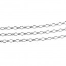 Lant metraj argint 925, zale ovale, 50cm - x1