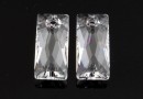 Swarovski, pandantiv Queen baguette, crystal, 13.5mm - x1