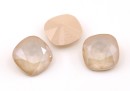 Swarovski, fancy square, ivory cream, 10mm - x1