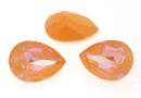 Swarovski, fancy picatura, peach DeLite, 18x13mm - x1