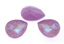 Swarovski, fancy picatura, lavender delite, 14x10mm - x1