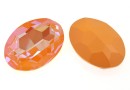 Swarovski, rivoli cabochon, peach DeLite, 30x22mm - x1