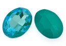 Swarovski, rivoli cabochon, laguna DeLite, 30x22mm - x1