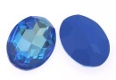 Swarovski, rivoli cabochon, ocean DeLite, 30x22mm - x1