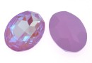 Swarovski, rivoli cabochon, lavander DeLite, 30x22mm - x1