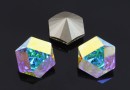 Swarovski, fancy Kaleidoscope hexagon, aurore boreale, 6mm - x2
