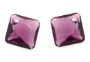 Swarovski, pandantiv Princess cut, amethyst, 11.5mm - x1