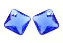 Swarovski, pandantiv Princess cut, sapphire, 11.5mm - x1