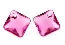 Swarovski, pandantiv Princess cut, rose, 16mm - x1