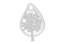 Pandantiv frunza copacil vietii, argint 925, 15x10mm - x1