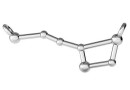 Link, Big Dipper constellation, 925 silver, 29x10mm - x1