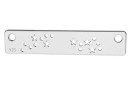 Link constelatie zodia Pesti, argint 925, 20mm - x1