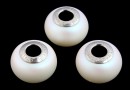 Swarovski, becharmed pearlescent white pearl, 14mm - x1