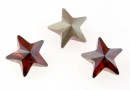 Swarovski, fancy star, red magma, 10mm - x1