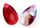 Swarovski, pandantiv picatura, scarlet shimmer, 16mm - x1