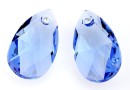 Swarovski, pandantiv picatura, light sapphire, 16mm - x1