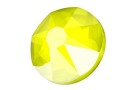 Swarovski, cabochon, SS34 hotfix, electric yellow, 7mm - x4
