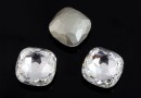 Swarovski 4483, fantasy cushion, crystal, 8mm - x2