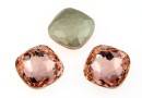 Swarovski 4483, fantasy cushion, vintage rose, 10mm - x1