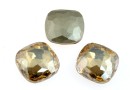 Swarovski 4483, fantasy cushion, golden shadow, 10mm - x1